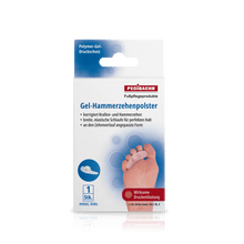 Load image into Gallery viewer, PEDIBAEHR gel hammer toe pad, medium, left, 1 piece