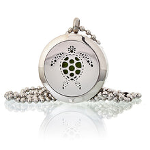 Load image into Gallery viewer, AROMATHERAPY JEWELLERY NECKLACE - TURTLE 25mm