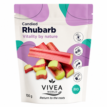 Load image into Gallery viewer, VIVEA candied RHUBARB 100gr