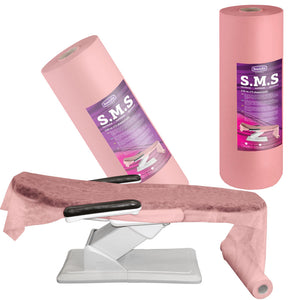 BF FLIZELIN bed sheets in roll, perforated, 80cmx150cm, 75 sheets, PINK