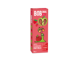 BOB SNAIL FRUIT ROLL, apple-strawberry, 30gr