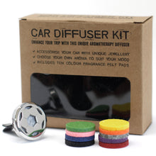 Load image into Gallery viewer, AROMATHERAPY CAR DIFFUSER KIT - FOOTBALL