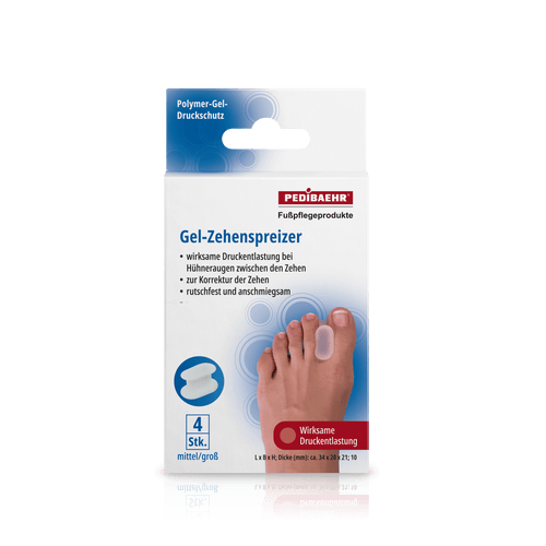 PEDIBAEHR gel toe separator, medium/large (4pcs.)