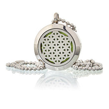 Load image into Gallery viewer, AROMATHERAPY JEWELLERY NECKLACE - FLOWER OF LIFE 30mm