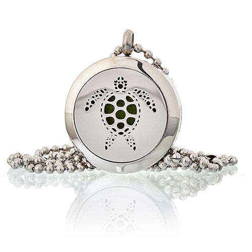 AROMATHERAPY JEWELLERY NECKLACE - TURTLE 25mm