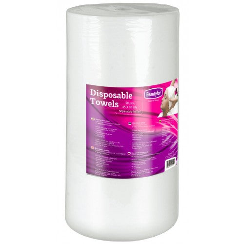 BF DISPOSABLE SOFT SPUNLACE TOWELS IN ROLL, 35x70cm, 100p.