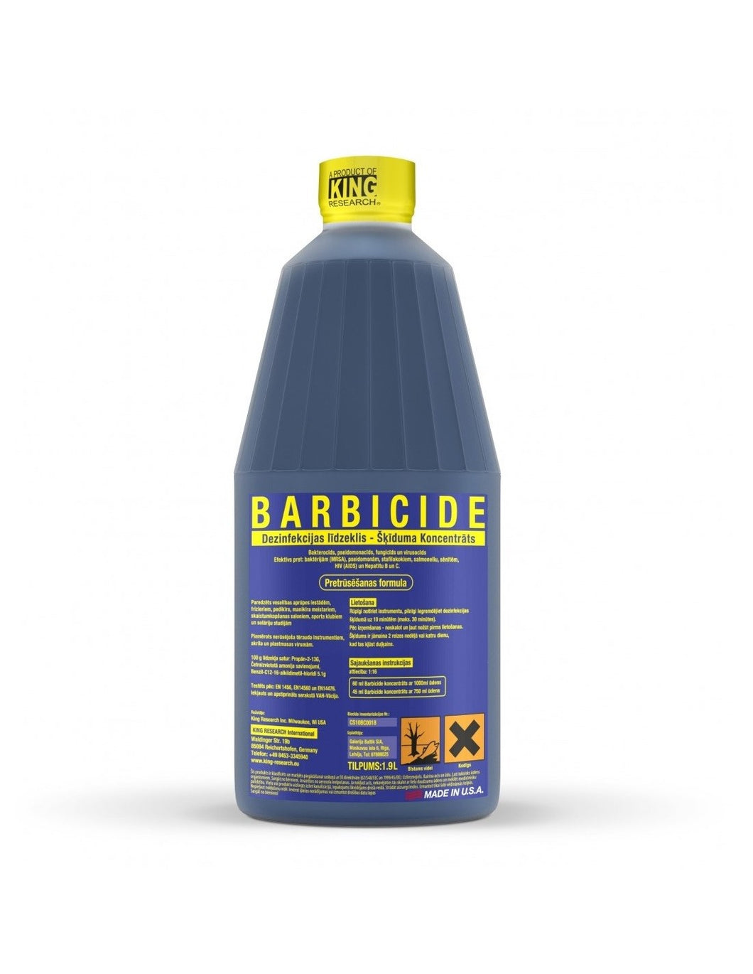 BARBICIDE DISINFECTION CONCENTRATE 1900ML