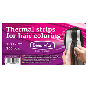 BF THERMAL STRIPS FOR HAIR 40X12CM 100PCS