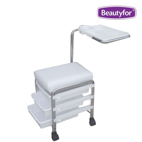 BF PEDICURE & MANICURE TROLLEY, WHITE CH-5005