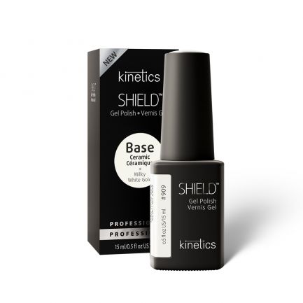 KINETICS SHIELD #909 CERAMIC BASE MILKY WHITE GOLD 15ML