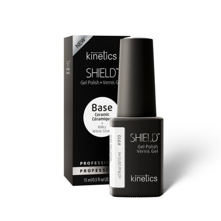 KINETICS SHIELD #910 CERAMIC BASE MILKY WHITE SILVER 15ML