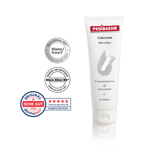 PEDIBAEHR FOOT CREAM MICROSILVER 125 ML