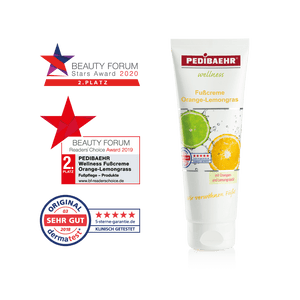 PEDIBAEHR ORANGE LEMONGRASS FOOT CREAM, 125 ML