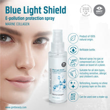 Load image into Gallery viewer, GMT Blue light shield – E-pollution protection spray for skin and hair 100ML